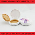 Silk -screen round compact powder case